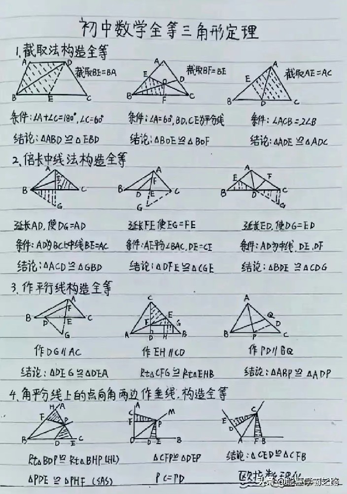 学霸带你飞：初中数学公式全攻略